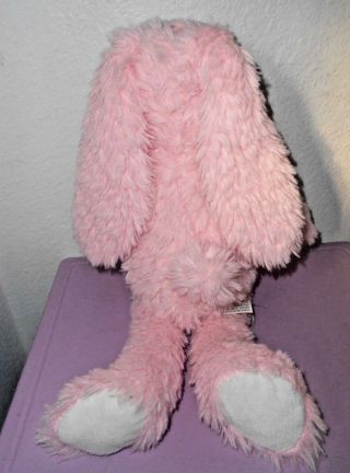 Pink Easter Bunny Rabbit Plush Stuffed Animal Long Ear Inter - American Products 3