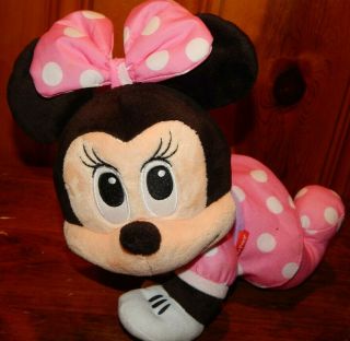 Disney Fisher Price Touch N Crawl Minnie Mouse Electronic Talking 12” Plush Doll