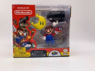 Jakks Pacific World Of Nintendo Mario Odyssey Set 3 Figures Cappy