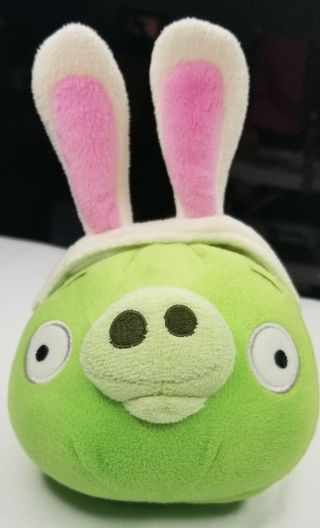 Angry Birds Easter Pig Plush Stuffed Toy Commonwealth 2011 5 Inch Rare