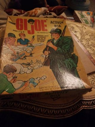 Vintage 1965 Whitman Gi Joe Activity Box Punch Out