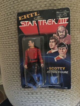 Vintage Ertl Star Trek Iii The Search For Spock - Scotty Action Figure 1984 Read