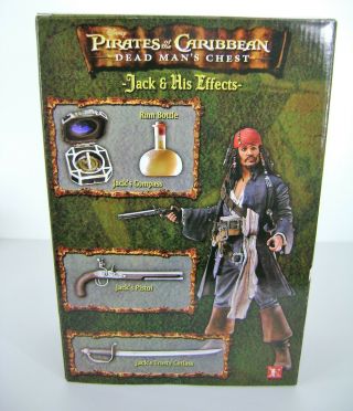 Disney NECA Johnny Depp Captain Jack Sparrow Talking Figure - 12 