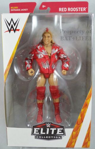 Wwe Elite Red Rooster Rare In Hand Ready To Ship Htf S/h