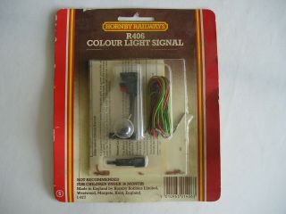 Hornby R 406 Colour Light Signal.  And Packaged,  But Old.  00 Gauge