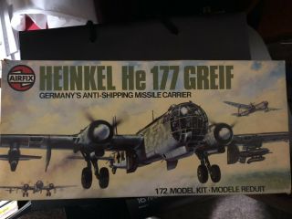 Airfix 1/72sc Ww Ii German Heinkel He.  177 Grief