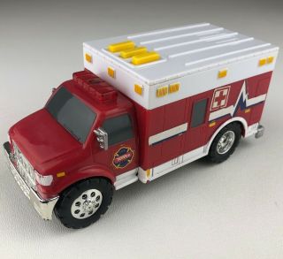 Tonka 2009 Hasbro Emt Fire Rescue Ambulance Truck With Lights And Sound