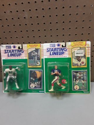 Starting Lineup 1990 Jim Kelly And Reggie White Action Figure