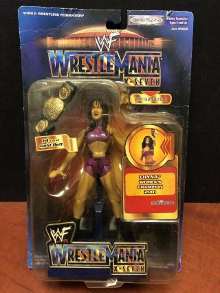 Jakks Pacific Wwf Wrestlemania X - Seven Chyna Women’s Champion 2001 Em2638