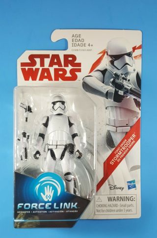 First Order Stormtrooper Star Wars The Last Jedi Action Figure 3.  75 " Moc