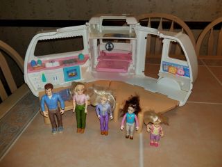 1998 Fisher Price Loving Family Vacation Rv Camper With 5 Dolls 74679