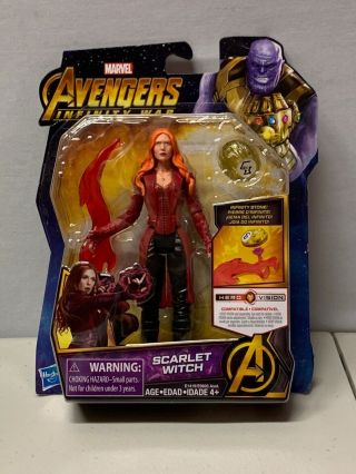 Marvel Avengers: Infinity War Scarlet Witch 6 “ Hasbro Action Figure