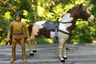 Vintage 1980 The Lone Ranger Tonto 3 3/4 " S Figure Scout Horse Gabriel Complete
