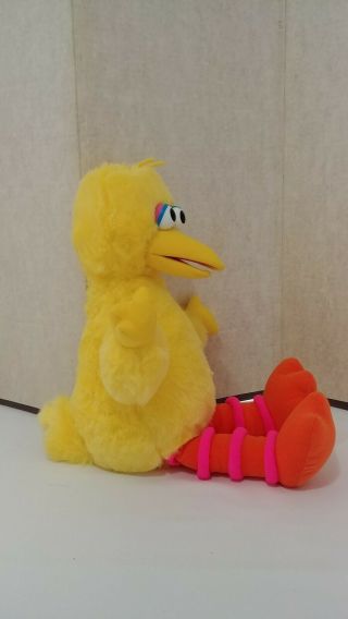 Vintage 1986 Talking Big Bird Playskool Plush Stuffed Animal Sesame Street 22 