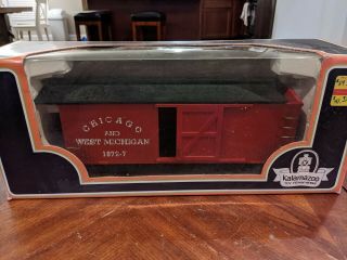 Kalamazoo G Scale Model Trains Chicago And West Michigan 1872 - 7 In Orig Box Car