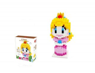 Chakra Game Mario Peach Princess Diy Diamond Mini Building Nano Block Toy (