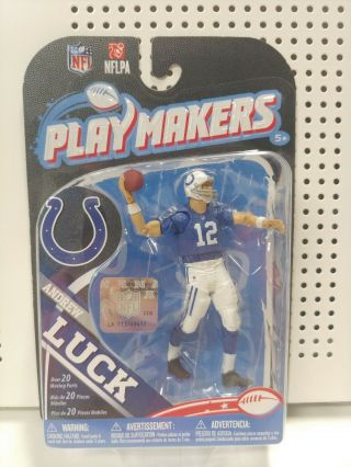 Andrew Luck Colts Playmakers White Mcfarlane Indianapolis