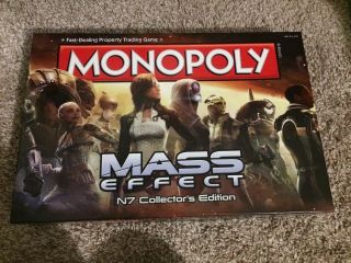 Monopoly Mass Effect N7 Collectors Edition Board Game Complete