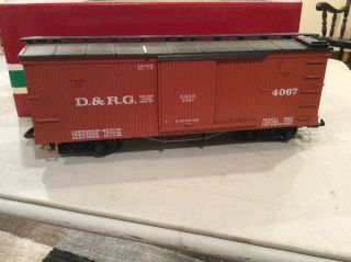 Lgb 4067 D&rg Denver & Rio Grande Box Car G - Scale