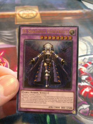 Yugioh - El Shaddoll Construct - Ultimate Rare - Duea - Unlimited - Nm/near