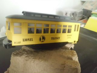 Lionel Transit Trolley.  O - 27 Gauge.  6 - 18431 Track