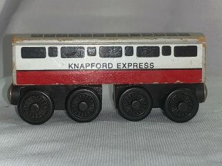 Thomas Wooden Rare Knapford Express Britt Allcroft Railway Gray Red Black