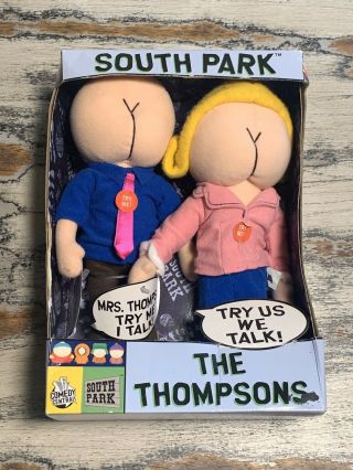 South Park Talking Thompsons (buttheads) Plush Toy Doll Figure By Fun 4 All Mib