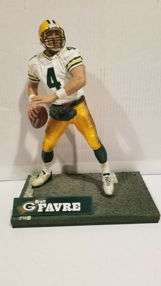 Mcfarlane Nfl - Green Bay Packers - Brett Favre - 12 Inch Action Figure On Base