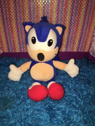 Euc - Rare - 10” 1993 Dakin Sega Sonic The Hedgehog Plush Plush