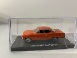 M2 Machines - 1/64 - Scale - 1967 Chevrolet Nova S/s - Orange - - 10 - 29