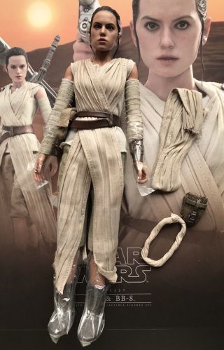 Hot Toys Mms337 Star Wars Force Awakens Rey & Bb - 8 1/6 Rey Figure Only
