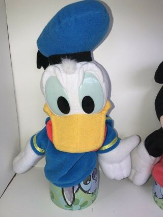Disney Mickey Mouse Donald Duck Hand Plush Puppet Soft Toy Pretend Play 3