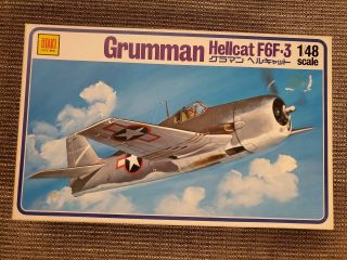 1/48 Otaki Grumman Hellcat F6f - 3 Model Kit 0t2 - 29 - 400