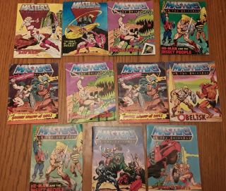 Vintage Masters Of The Universe Mini Comic Book Inserts