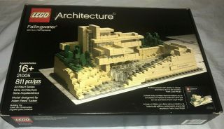 Lego Architecture 21005 Falling Water By Frank Lloyd Wright - Nisb Rare Retired