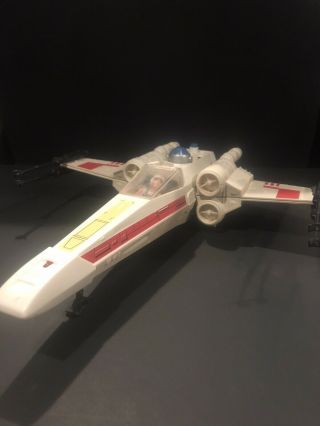 Vintage Star Wars 1978 X Wing Fighter Complete With X - Wing Pilot Luke