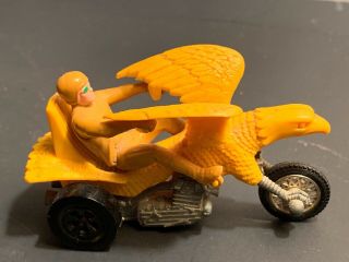 Vintage Hot Wheels Rrrumblers Yellow Bold Eagle Mustard Driver