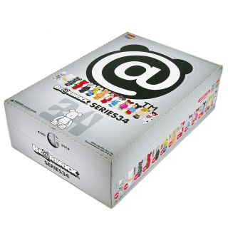 Medicom Bearbrick 100 Series 34 Be@rbrick Box Case (24 Blind Box) - Rare