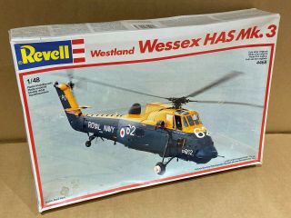 Revell 1/48 Westland Wessex Has Mk.  3,  Contents,  Decals No Good.