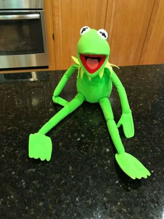 Nanco Henson Kermit The Frog Plush Stuffed Animal Sesame Street Muppets 21 "
