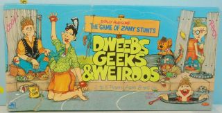Dweebs,  Geeks & Weirdos Game Of Zany Stunts Golden 1988