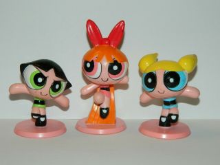 Powerpuff Girls Cake Toppers Pvc Figures 2000 Cartoon Network Bakery Crafts