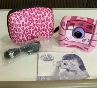 Fisher Price Kid Tough Digital Camera With Case,  User Guide,  And Cable M8071