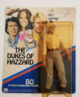 Vintage 1981 Mego - The Dukes Of Hazzard Bo Action Figure On Card