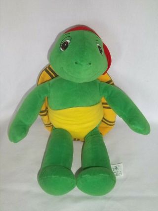 1986 Nelvana 14 " Plush Talking Franklin The Turtle Kidpower Vintage Stuffed Toy