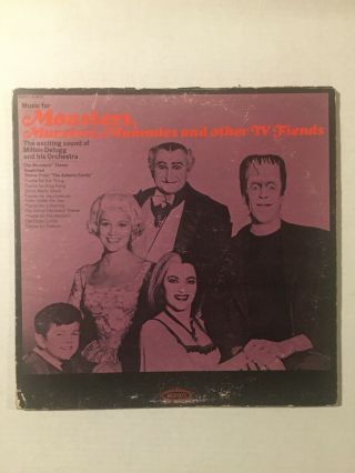 Vintage - Music For Monsters,  Munsters,  Mummies & Other Tv Fiends Vinyl Record