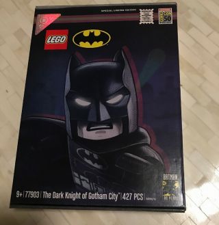 Lego The Dark Knight Of Gotham City Sdcc 2019 Exclusive Set 77903 0718 Of 1500