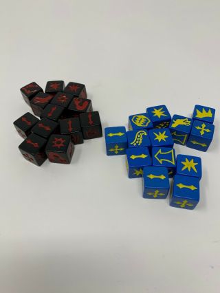 Daemon Dice Warrior Complete Starter Pack Fantasy Collectible Game 26 Dice Demon