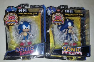Jazwares Sonic The Hedgehog 20th Anniversary Through Time Action Figures