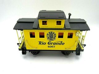 Scientific Toys G - Scale Rio Grande Yellow Caboose 4067
